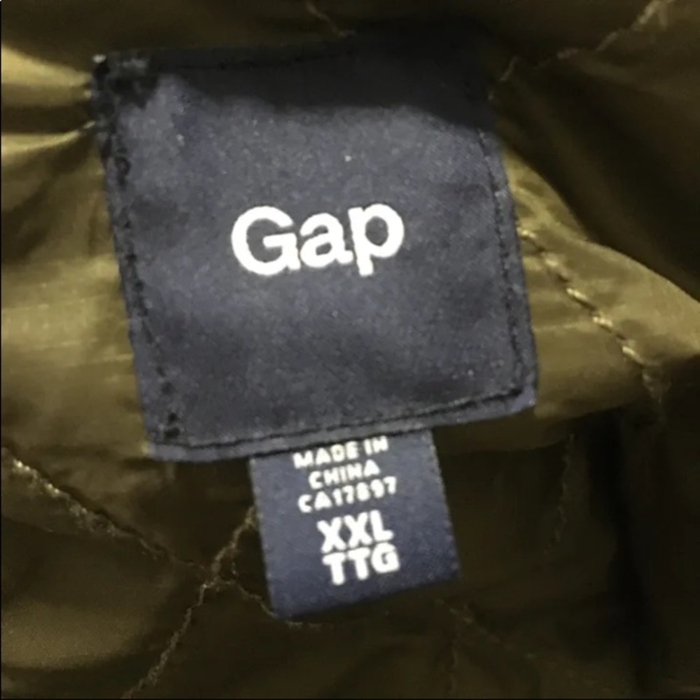 2x 🛍HP🛍Men’s Gap bomber style full zip sweater jacket - Picture 3 of 7